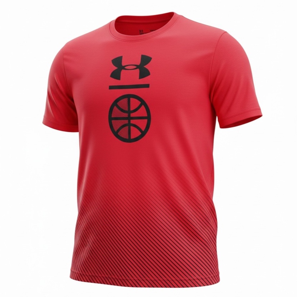 Under Armour Men's Red Basketball Tee